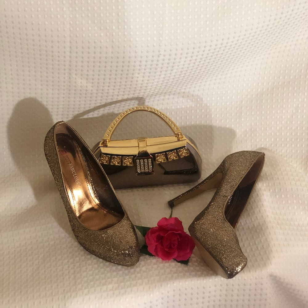 Beautiful sparkling God heels